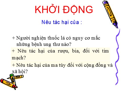 Bài giảng Khoa học 5 - Bài: Thực hành nói Không đối với các chất gây nghiện (Tiết 2) - Nguyễn Thị Thanh Hiền