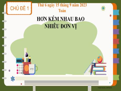 Bài giảng Toán 2 - Bài 5: Ôn tập phép cộng, phép trừ (Không nhớ) trong phạm vi 100 (Tiết 1) - Năm học 2023-2024 - Hà Thị Mỹ Hướng