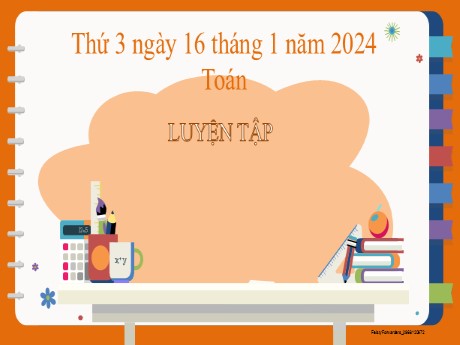 Bài giảng Toán 2 - Bài: Luyện tập Bảng nhân 5 - Năm học 2023-2024 - Phan Thị Loan