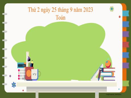 Bài giảng Toán 2 - Bài: Phép cộng (Qua 10) trong phạm vi 20 - Năm học 2023-2024 - Phan Thị Loan