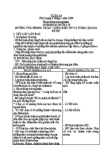 Kế hoạch bài dạy Lớp 2 - Tuần 19 - Năm học 2023-2024 - Mai Thị Thuận