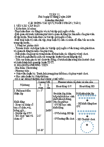 Kế hoạch bài dạy Lớp 2 - Tuần 22 - Năm học 2023-2024 - Mai Thị Thuận