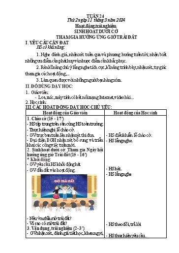 Kế hoạch bài dạy Lớp 2 - Tuần 26 - Năm học 2023-2024 - Phan Thị Loan