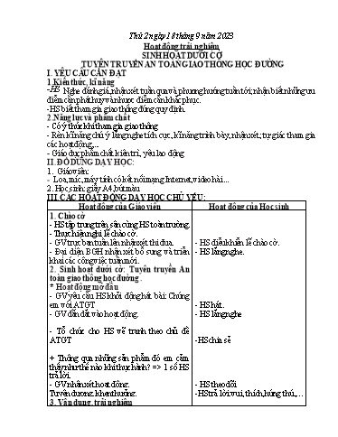 Kế hoạch bài dạy Lớp 2 - Tuần 3 - Năm học 2023-2024 - Phan Thị Loan