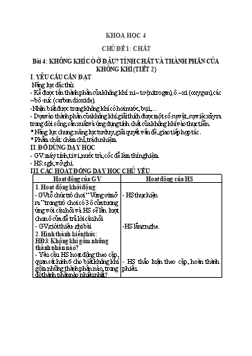 Kế hoạch bài dạy Tiếng Việt Lớp 2+4 - Tuần 5 - Nguyễn Thị Thanh Hiền